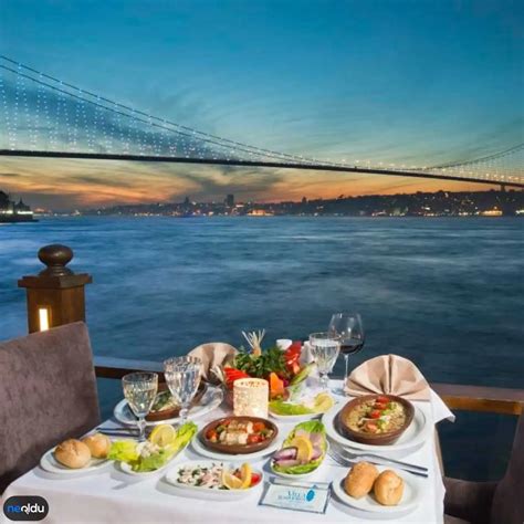 istanbul avrupa yakası romantik akşam yemeği
